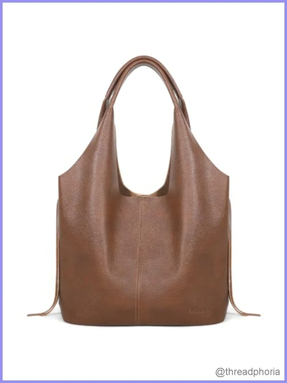 Genuine Leather Slouchy Hobo Shoulder Bag Tote Women